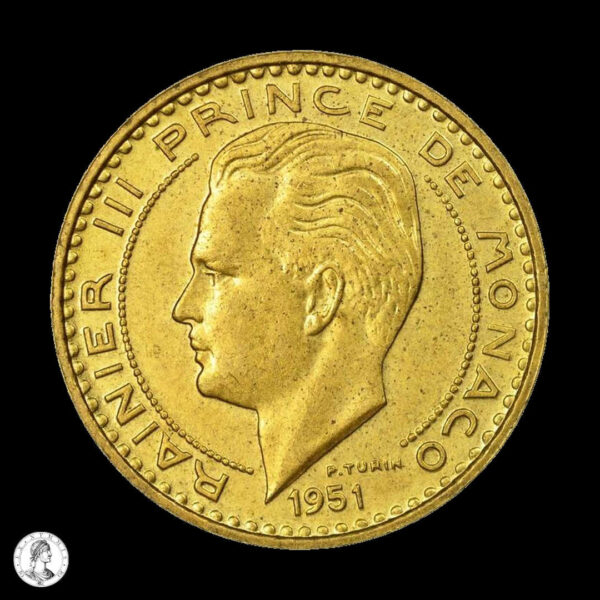 006211a Mónaco 1951 20 Francos