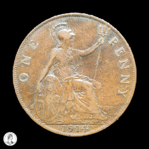 Reino Unido 1914 1 Penique