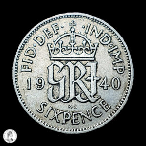 Reino Unido 1940 6 Peniques