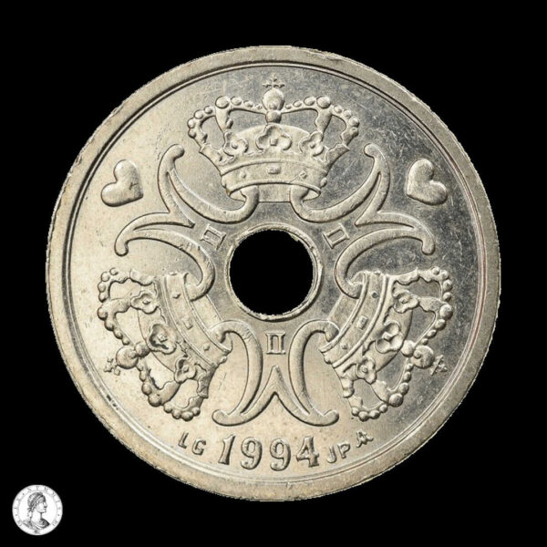 003876a Dinamarca 1994 2 Coronas