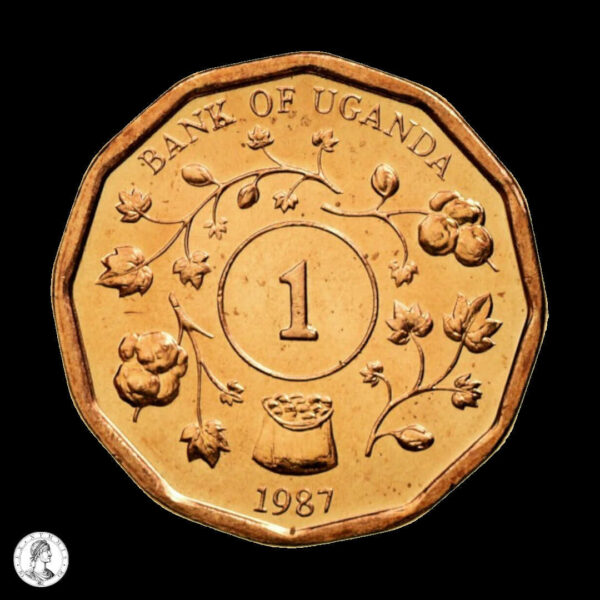 Uganda 1987 1 Chelín