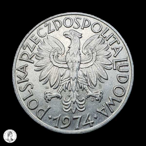 007496a Polonia 1974 5 Zlotych