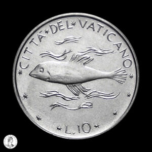 Vaticano 1975 10 Liras
