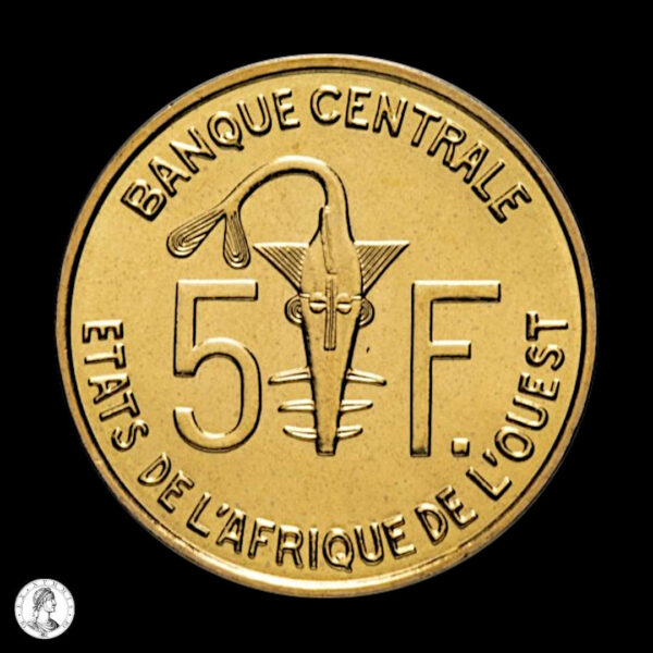 009315a Banco Central De Los Estados De África Occidental 2012 5 Francos