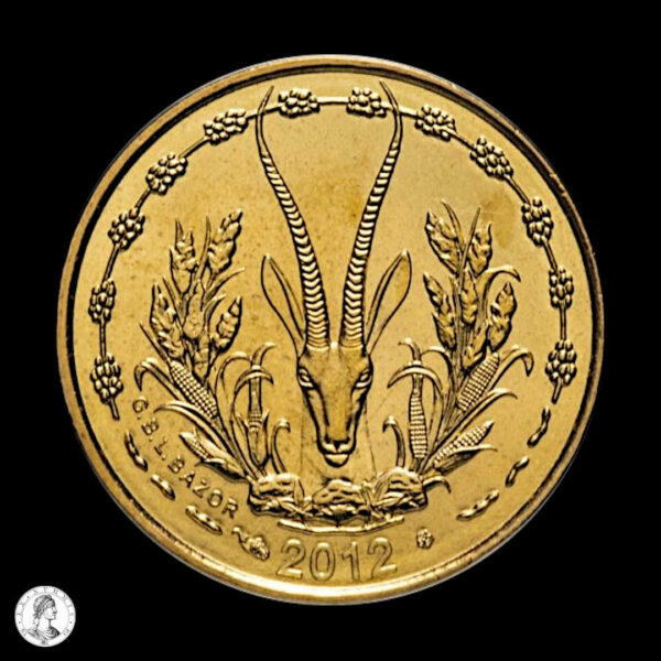 009315r Banco Central De Los Estados De África Occidental 2012 5 Francos