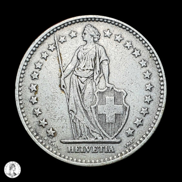 000284a Suiza 1920 B 2 Francos