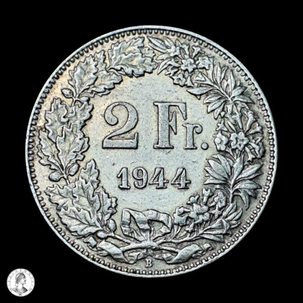 000287r Suiza 1944 B 2 Francos