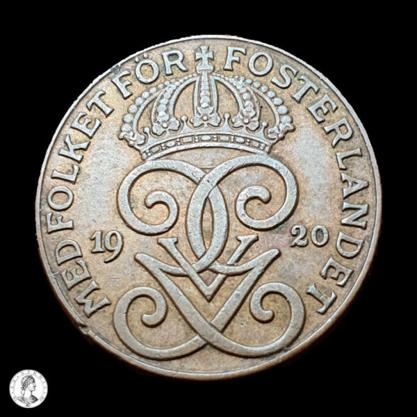 003328a Suecia 1920 2 Ore