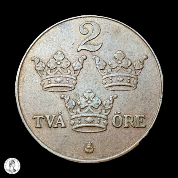 003328r Suecia 1920 2 Ore