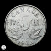 Canadá 1922 5 Centavos