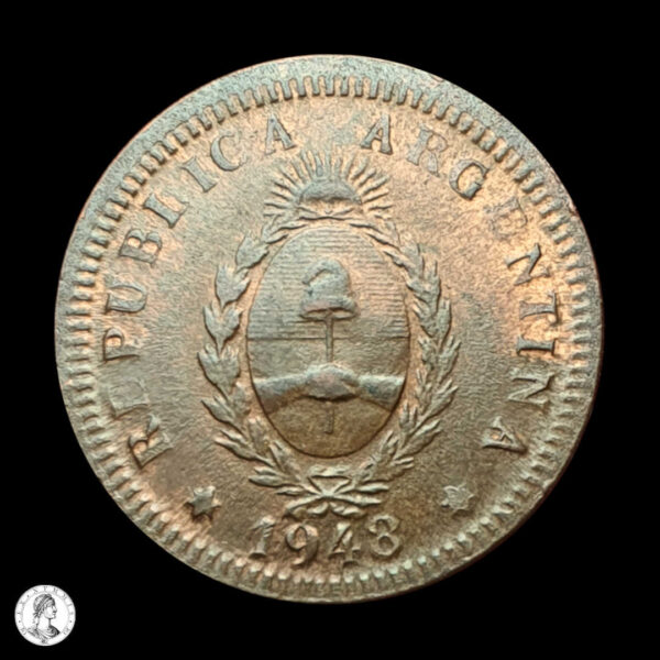 004940a Argentina 1948 2 Centavos