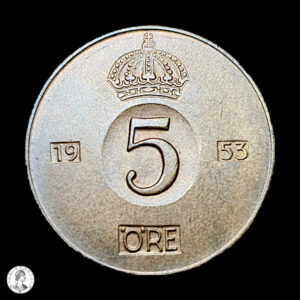 Suecia 1953 5 Ore