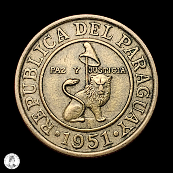 006954a Paraguay 1951 50 Céntimos