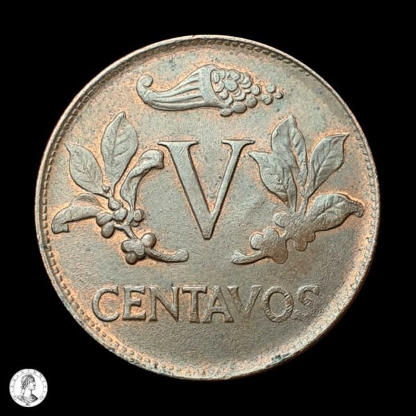 006958r Colombia 1968 5 Centavos