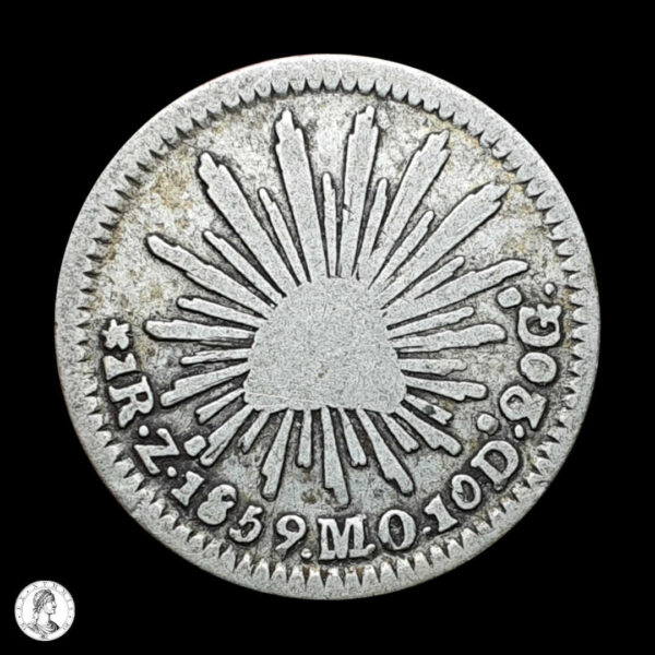 México 1859 1 Real