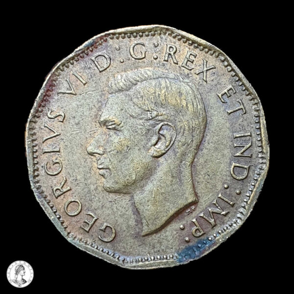 009597a Canadá 1943 5 Centavos