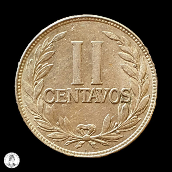 011590r Colombia 1933 2 Centavos