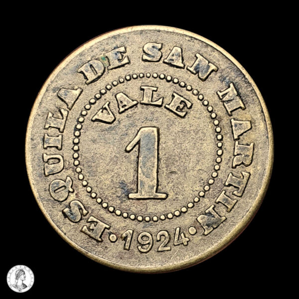 010367r República Argentina Estancia San Martín 1924 Valor 1