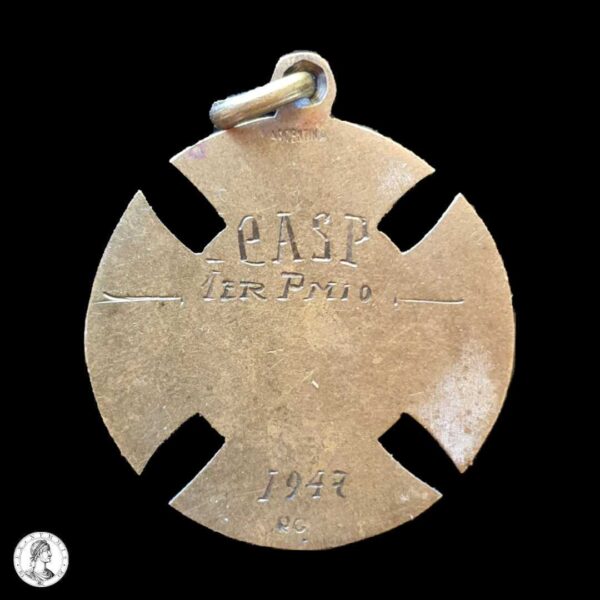 010974r República Argentina Medalla 1 Premio 1947