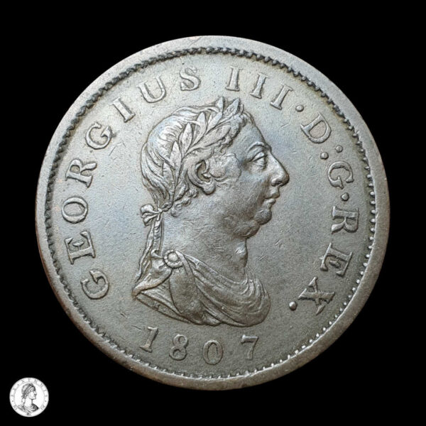 Reino Unido Jorge III (1760-1820) 1807 1 Penique