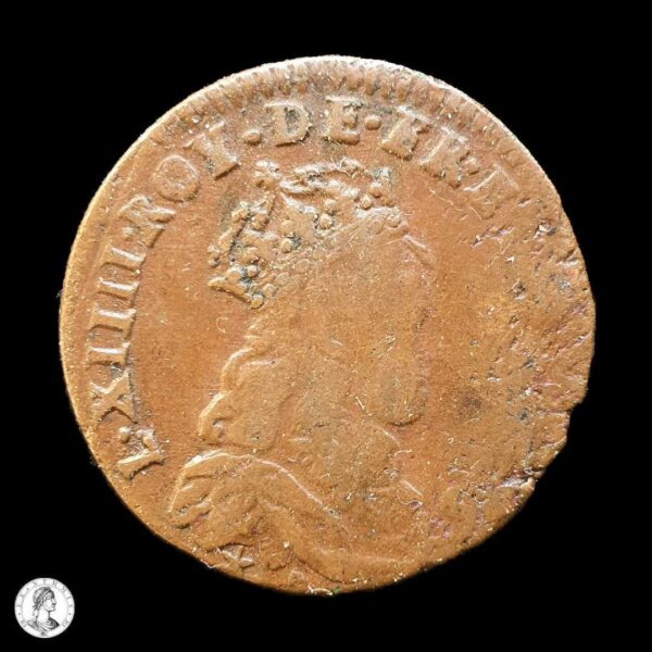 Francia Luis XIV (1643-1715) 1657 1 Liard