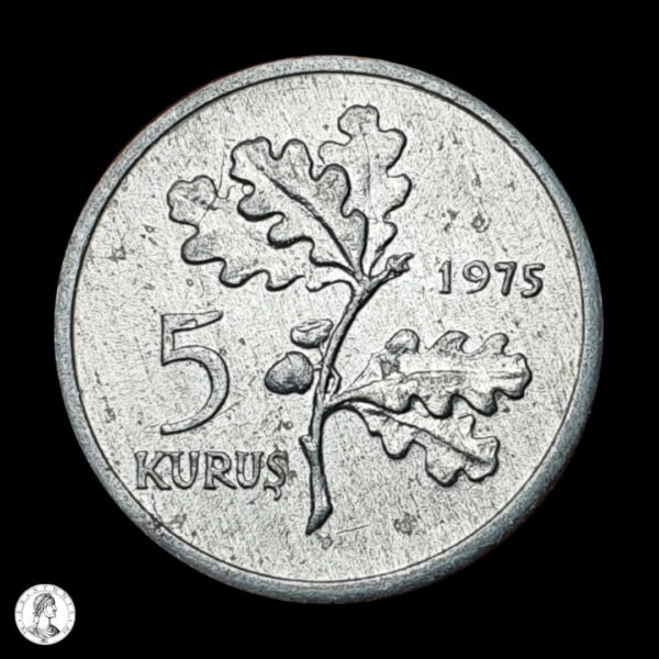 011671r Turquía 1975 5 Kurus
