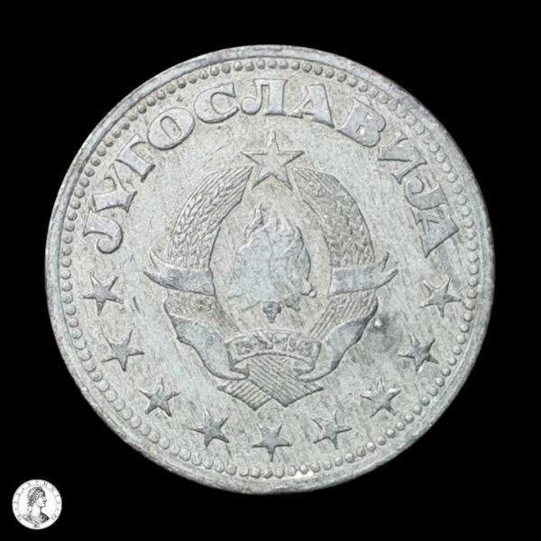011949a Yugoslavia 1945 5 Dinares