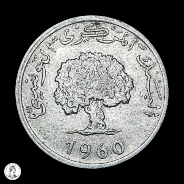 Túnez 1960 5 Millimes