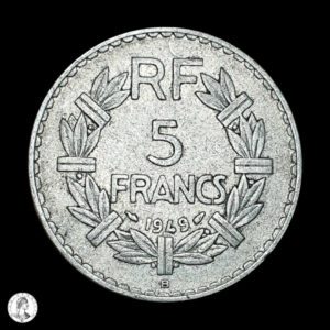 Francia 1949 B 5 Francos