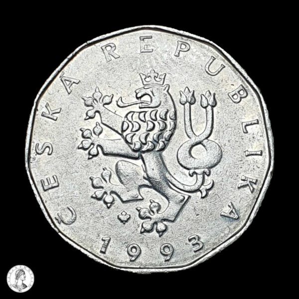 001131a República Checa 1993 2 Coronas