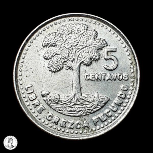 003927r Guatemala 1992 5 Centavos