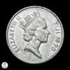 Fiyi Isabel II (1952- 2022) 1990 5 Centavos