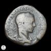 Imperio Romano Severo Alejandro (222-235 D.C.) Ca. 222/9 d.C. Sestercio