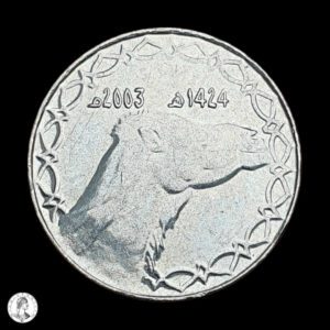Argelia 1424 (2003) 2 Dinares