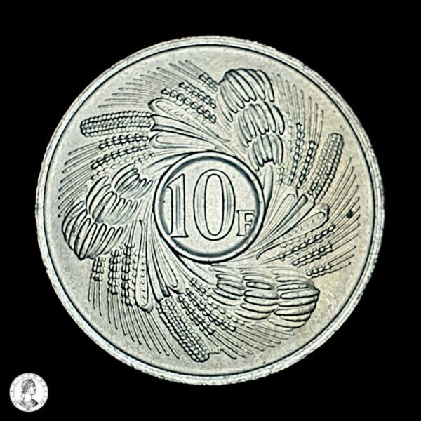 012110r Burundi 1968 10 Francos