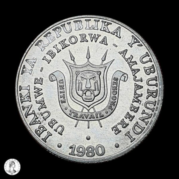 012116a Burundi 1980 5 Francos