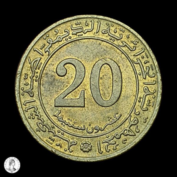012127a Argelia 1972 20 Santimat