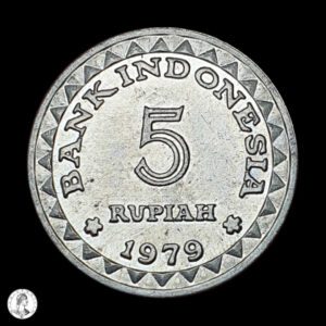 Indonesia 1979 5 Rupias