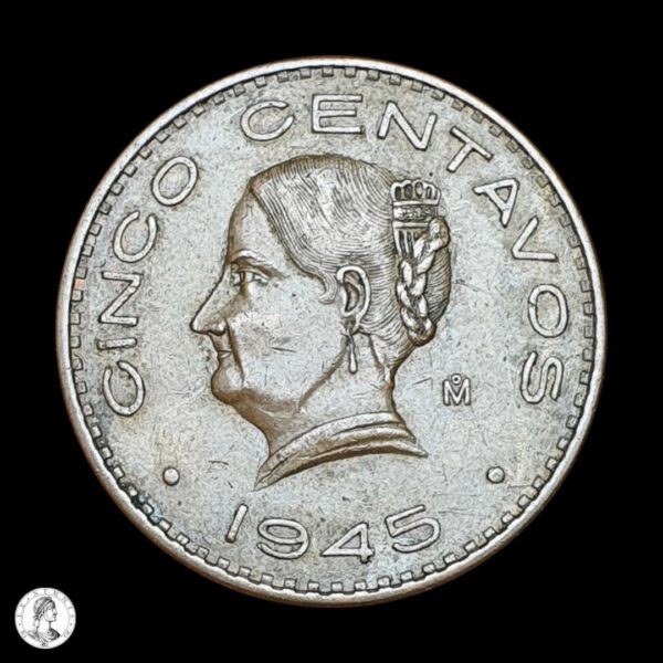 México 1945 5 Centavos