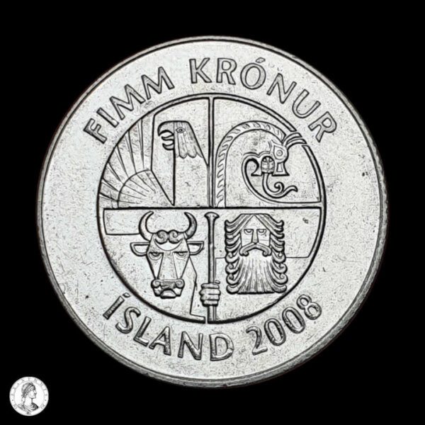 011281a Islandia 2008 5 Coronas