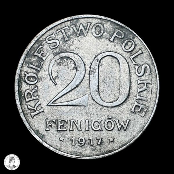 012102r Reino De Regencia De Polonia 1917 20 Peniques
