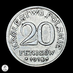 Reino De Regencia De Polonia 1918 20 Peniques