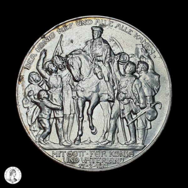 012145r Prusia 1913 2 Marcos