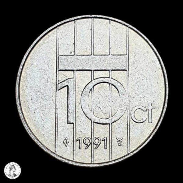 011386r Paises Bajos 1991 10 Centavos