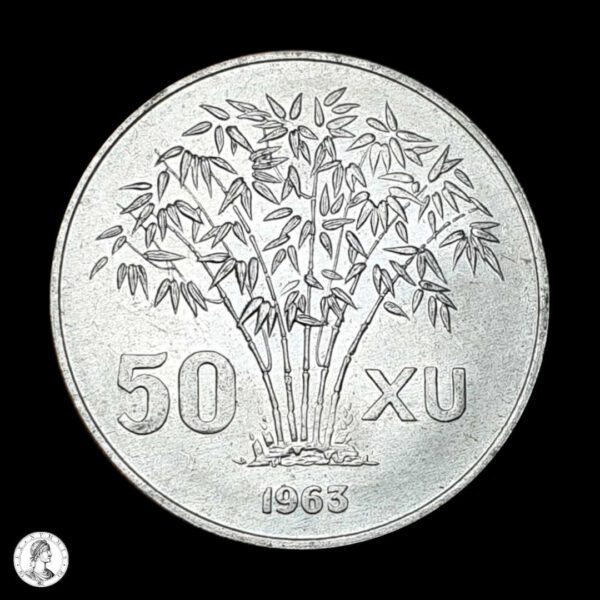 012345r Vietnam Del Sur 1963 50 Xu