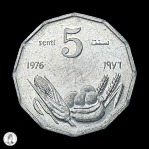 Somalia 1976 5 Senti