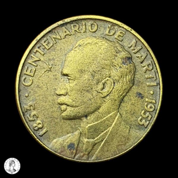 0012366a Cuba 1953 1 Centavo