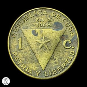 Cuba 1953 1 Centavo
