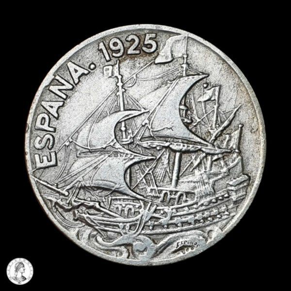 0012368a España 1925 25 Céntimos