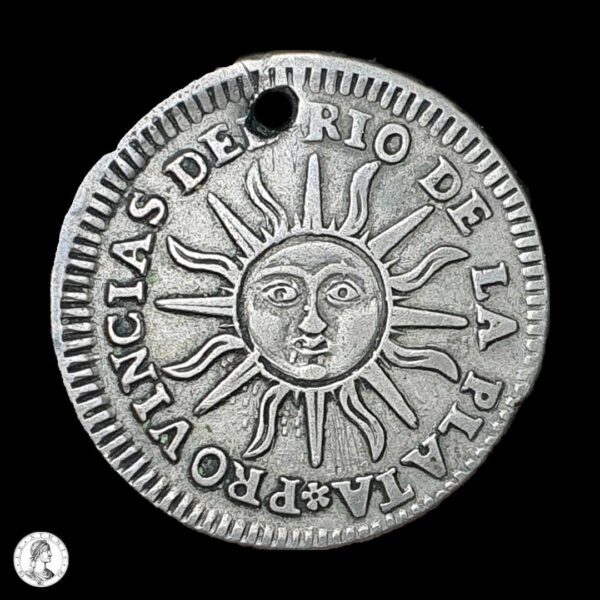 010684r Provincias Unidas Del Río De La Plata La Rioja 1824 DS 1 Real